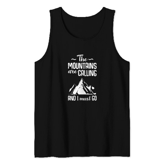 Hiking Hiker Pathfinden Mountaineering Forest Saying 238 Hike Tank Tops