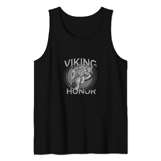 Viking Honor Running Viking Warrior Tank Tops