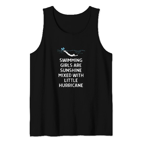 Swimming Girls Sunshine Mixed Little Hurricane Women Men Tank Tops