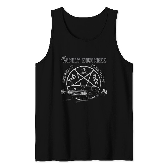 Supernatural Saving People and Hunting Things Tank Tops