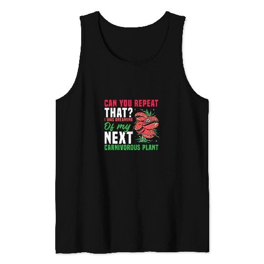 Venus Fly Trap Botanical Gardening Exotic Carnivorous 2 Tank Tops