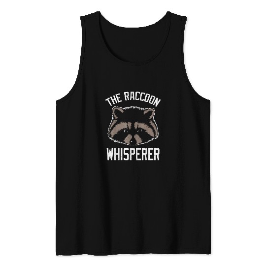 Raccoon Pet Love Raccoons Love Trash Panda Gift Design Idea 3 Tank Tops