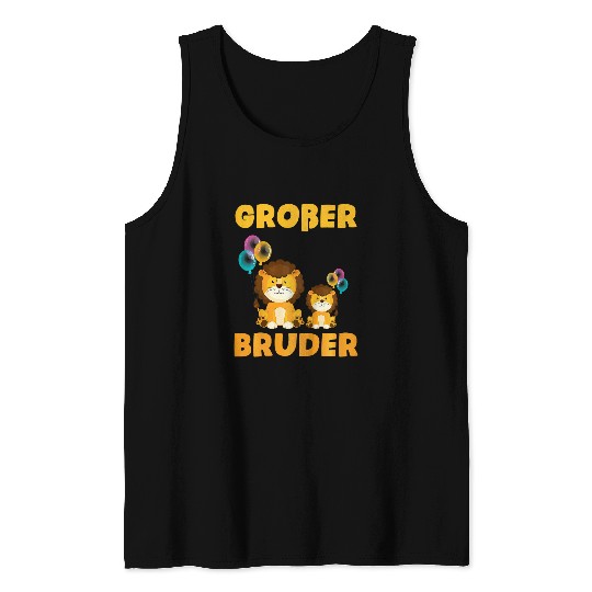 Lion Pet Big Brother Tank Tops