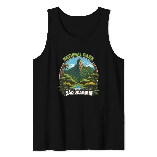 National Park Sao Joaquim Brazil Uplands Hiking Mountains Tank Tops