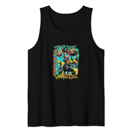 Transformers Rise of the Beasts Optimus Bee Graffiti Shot Tank Tops