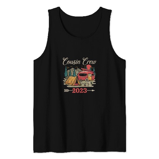 Mens Cousin Crew Camping Family Reunion Making Memories Tank Tops