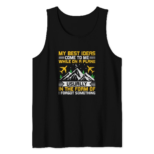 Travelling Backpacking Road Trip Travel Exploring Hiking 19 Tank Tops