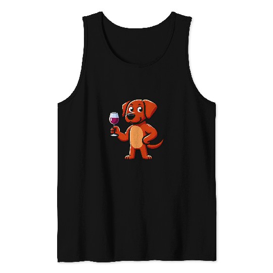 Wines Fun Rhodesian Ridgeback Wines Funny Dog Beverage Tank Tops