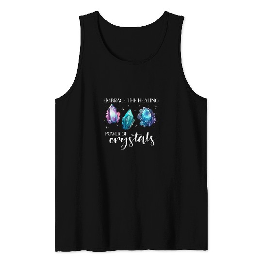 Spiritual Reiki Chakra Crystal Healing 1 Tank Tops