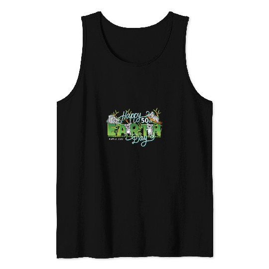 Koala Pet Earth Day 50th Anniversary Koala Bear Environment Awareness Tank Tops