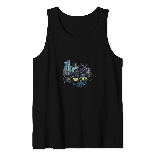 The Dark Knight Rises The Bat Aircraft Flying Through Gotham Tank Tops
