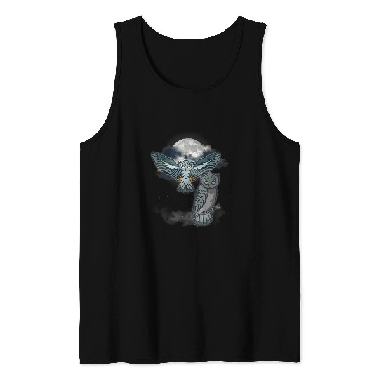 Owl Pet Birds Of Prey I Owl Lover I Owl Tank Tops