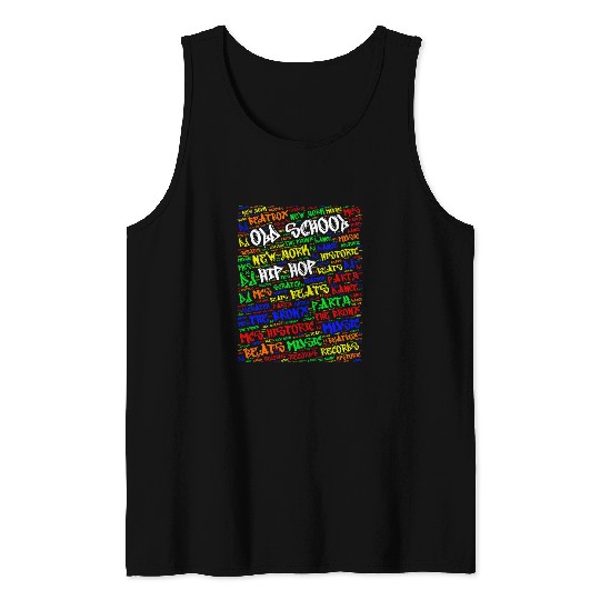 Old School Hip Hop Graffiti Bronx Tribute Tank Tops