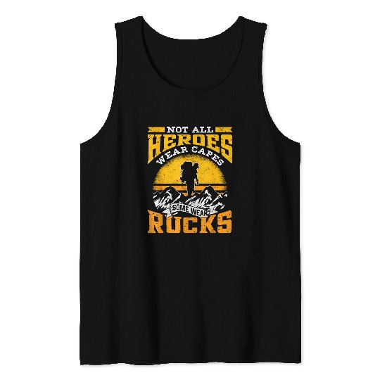 Not All Heroes Wear Capes Some Wear Rucks Ruck Rucking Tank Tops