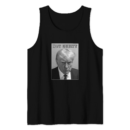 Police Job Donald Trump Police Mugshot Photo Not Guilty 4547 President Tank Tops