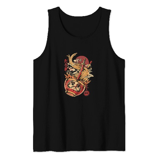 Dragon Pet darumas ramen kaiju japanese food dragon noodle lovers Tank Tops