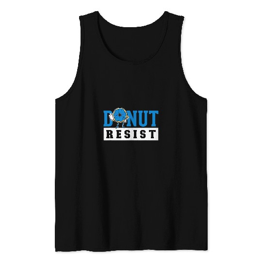 Police Job Donut Resist for a Police Officer Tank Tops