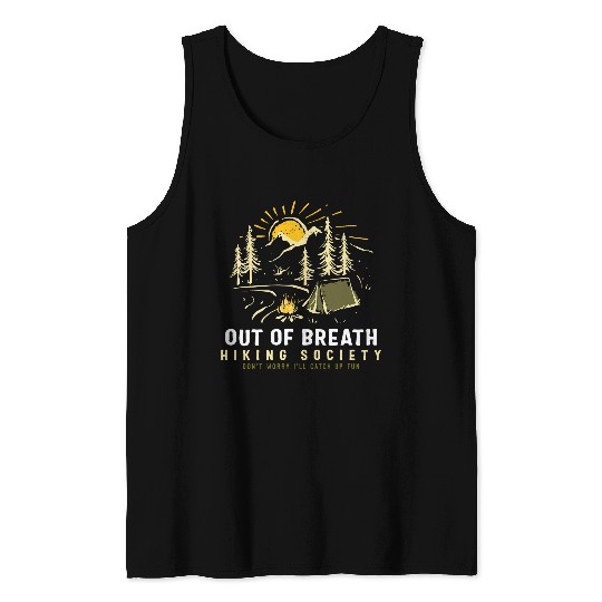 Out of breath hiking society 6 Tank Tops