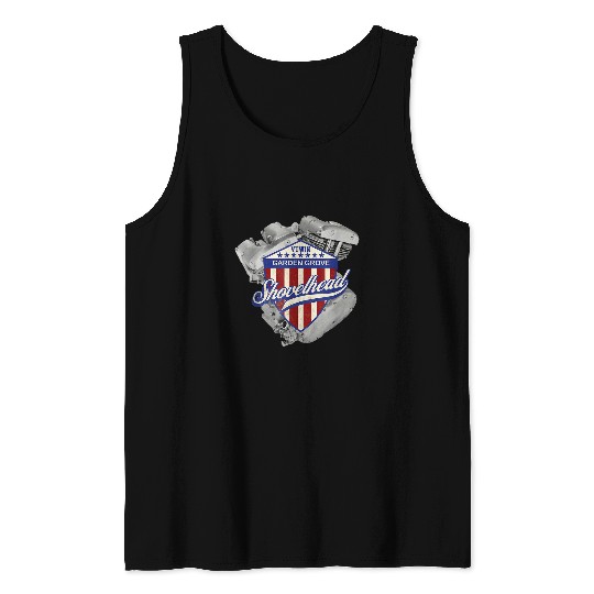 vintages HD Shovelhead Old School GARDENGROVE Biker VTwin Tank Tops