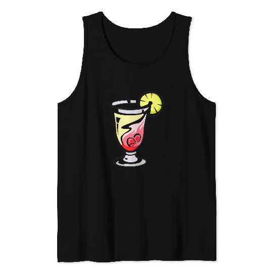 Wines Fun Cocktail Drink Tank Tops