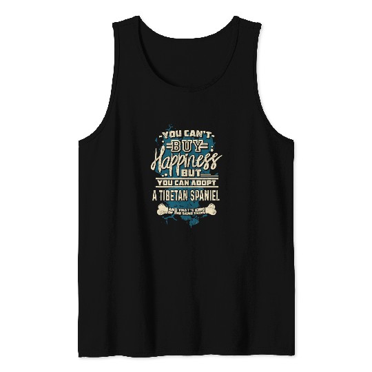 Adopt A Tibetan Spaniel Rescue Dog Tank Tops