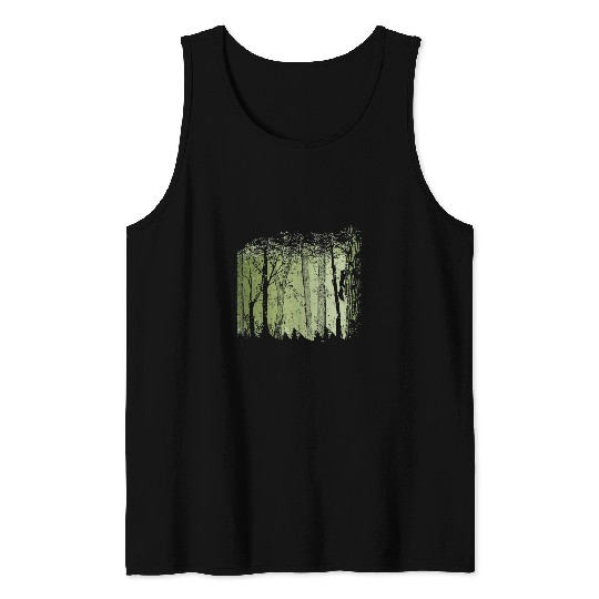 Squirrel Pet in the Forest Twilight Chic Oachatzl Forst Tank Tops