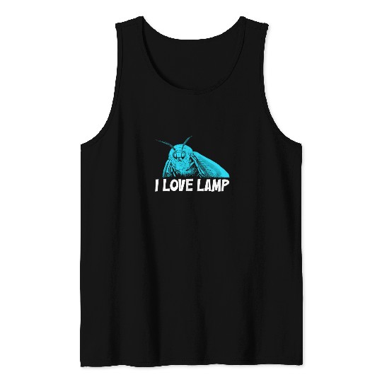 I Love Lamp Moth 2Moth Meme Tank Tops