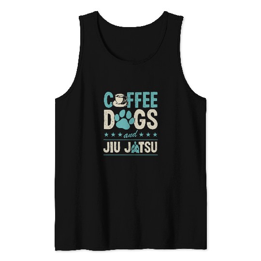 Coffee Fun Dogs And Jiu Jitsu bests Brazilian Jiu Jitsu Dog Quote 1 Tank Tops
