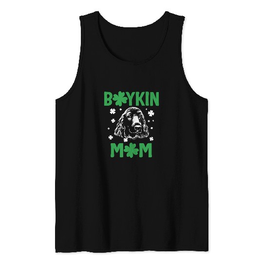 Boykin Mom Boykin Spaniel Hunting Dog Mama St Patricks Day Tank Tops