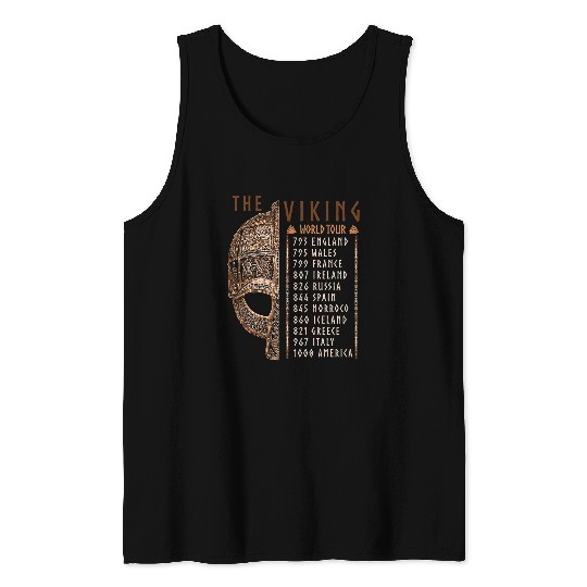 Viking World Tour Viking Age Norse Culture Mythology Tank Tops