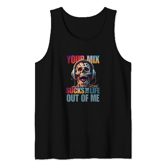 1200 1210 Turntable Classically Trained DJ Turntablist Tank Tops