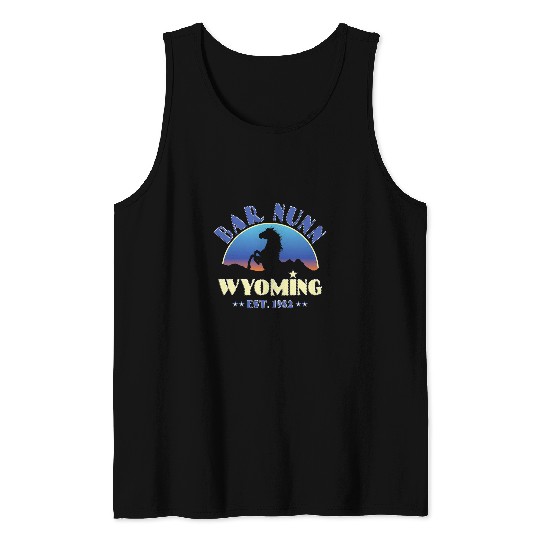 Horse Lover Bar Nunn Wyoming WY Wild Horse Tank Tops