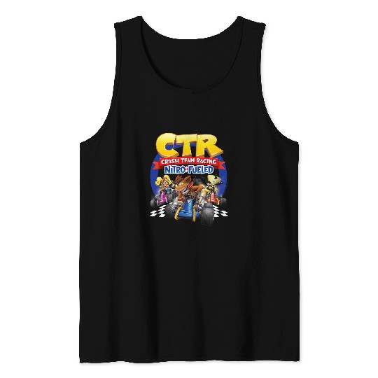 Crash Bandicoot 2CTR Group Racing Tank Tops