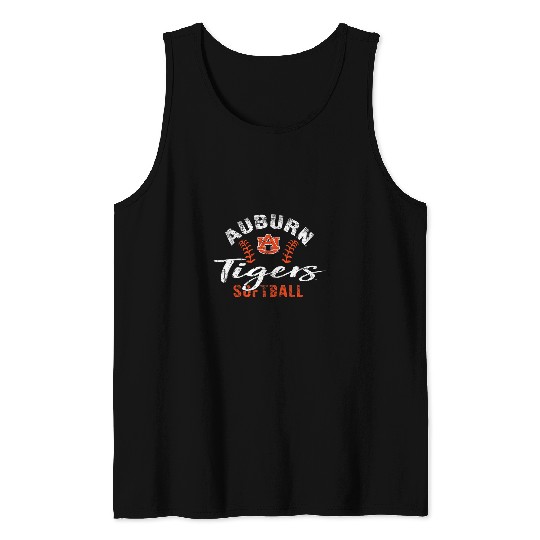 Auburn Tigers Softball vintages Navy Officially Licensed Tank Tops