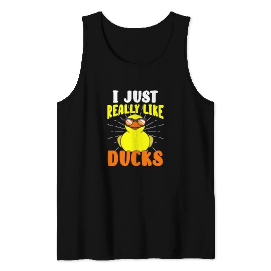 Duck Pet Just Really Like Ducks Rubber Ducky Accessories Tank Tops