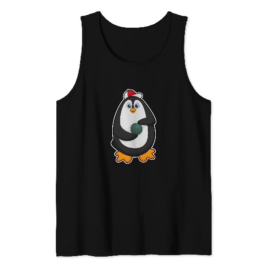 Penguin Pet Bowling Bowling ball Sports Tank Tops