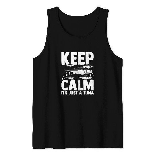 Tuna Fish Food Sandwiches Fishing Seafood Salad Tank Tops