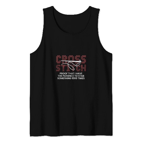 Cross Stitch Needlepoint Art XStitching 1 Tank Tops