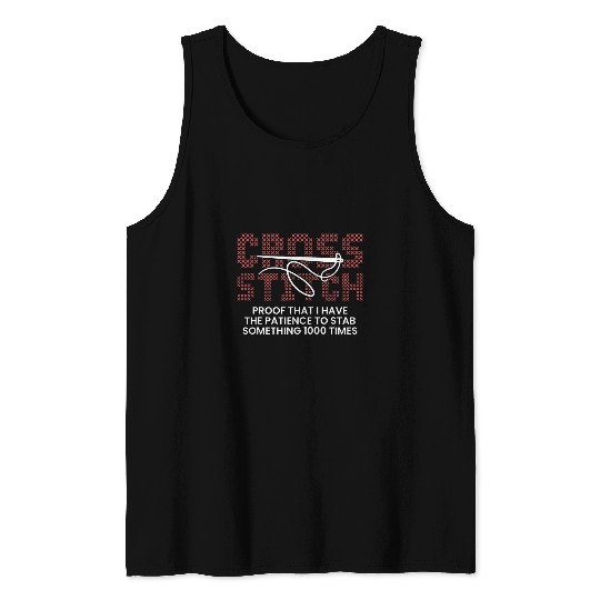 Cross Stitch Needlepoint Art XStitching 1 Tank Tops
