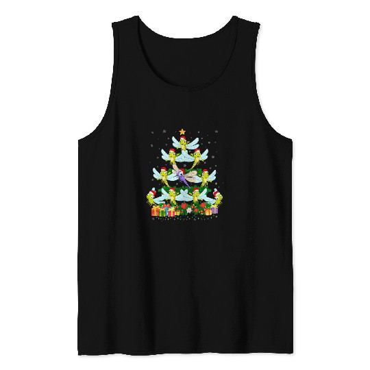 Cool xmass Outfit for Dragonfly Lovers Ugly Christmas Sweater Tank Tops