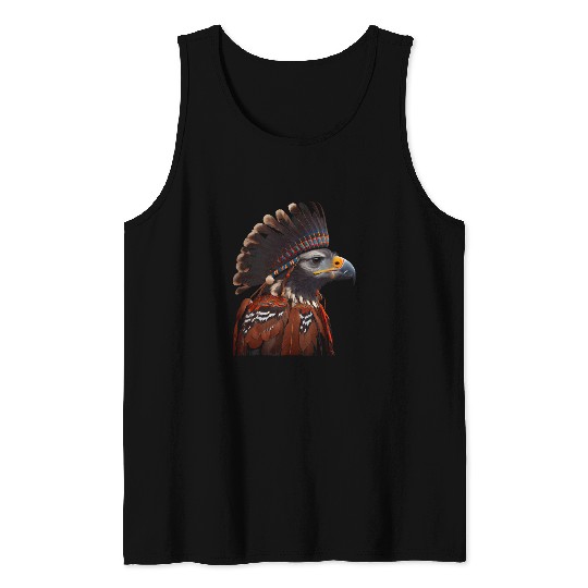 African Collared Dover Bird Native American Indian Northwest Tank Tops