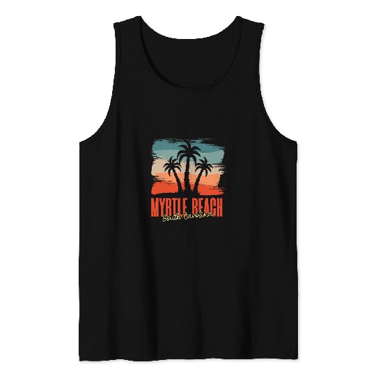 Beach Sea Summer Weekend Travel Myrtle Beach South Carolina Tank Tops