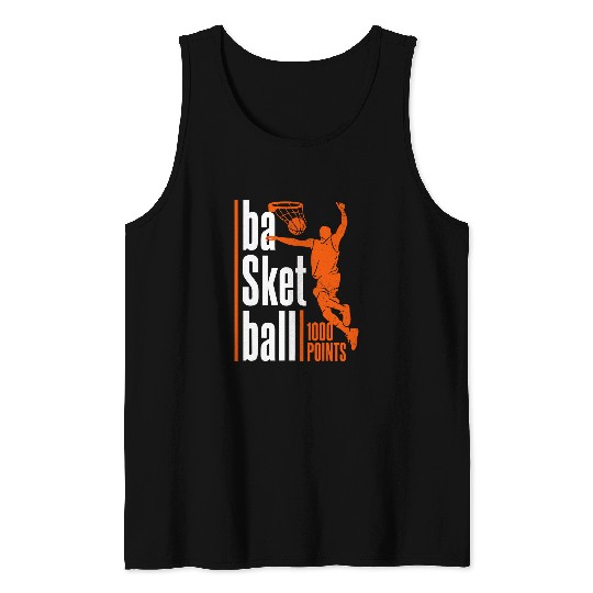 1000 Points Basketball Scorer High School Basketball Player 1 Tank Tops