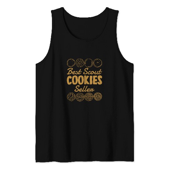 Cookie dealers bests Scout Cookies Seller Camping Tank Tops