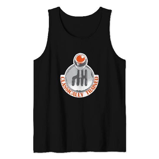 Classically Trained Stick Shift Carguy Manual Driver Racing Tank Tops