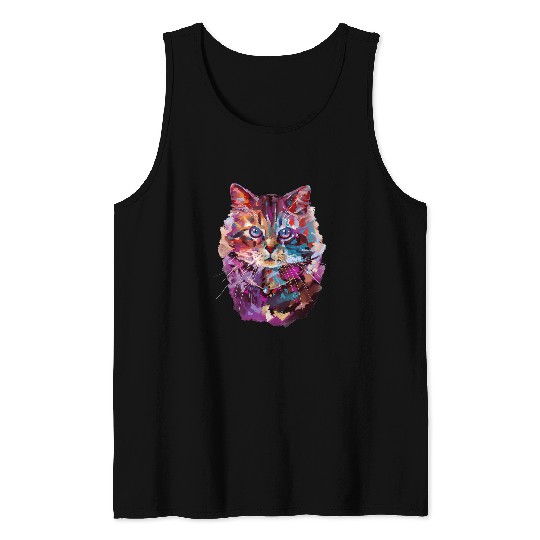 Cute Maine Coon Cat Lovers Tank Tops