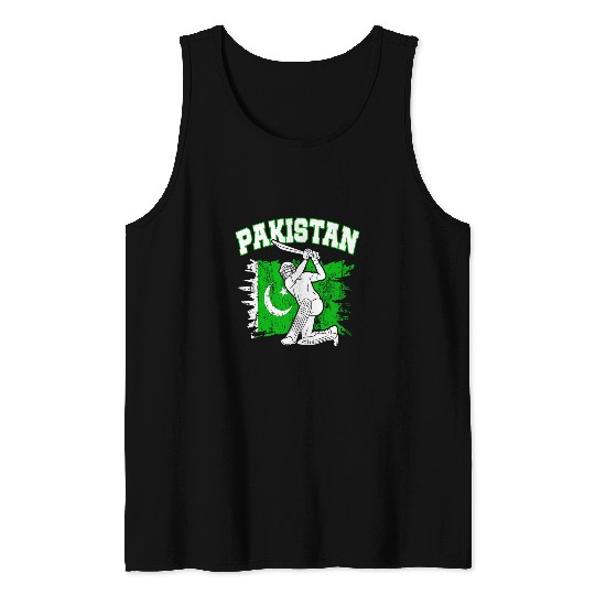 2024 Pakistan Cricket Cool for Pakistani Cricket Fans Tank Tops