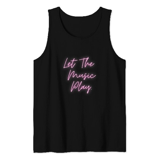 80s Music Neon frees Style Tank Tops