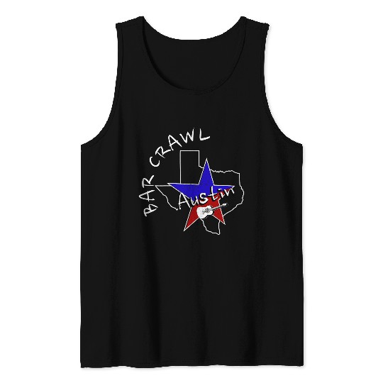 Austin Texas bar crawl 2Austin Bar Scene Tank Tops