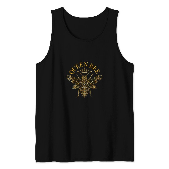 Queen Bee Jewelry Jewels Cute Beekeeping Beekeeper 2 Tank Tops